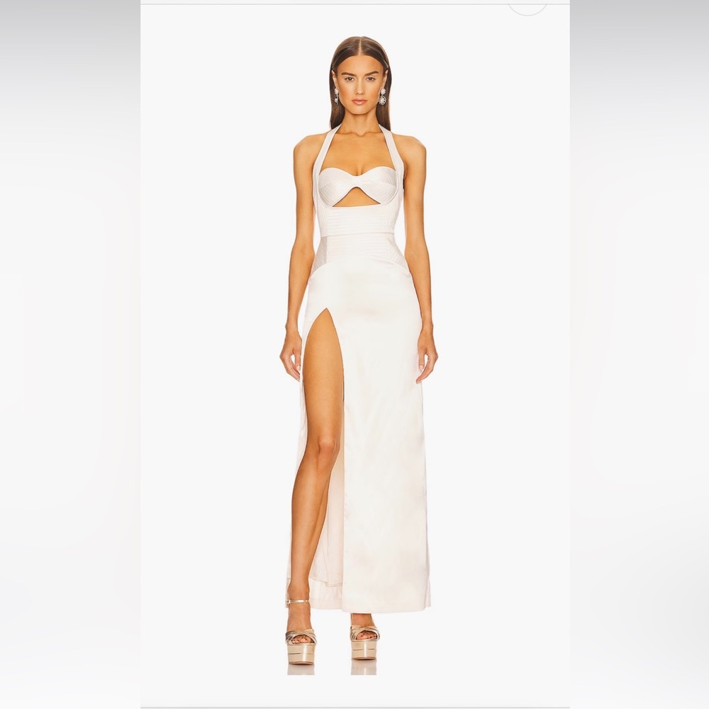 Michael Costello x REVOLVE Marissa Gown in Ivory, size small